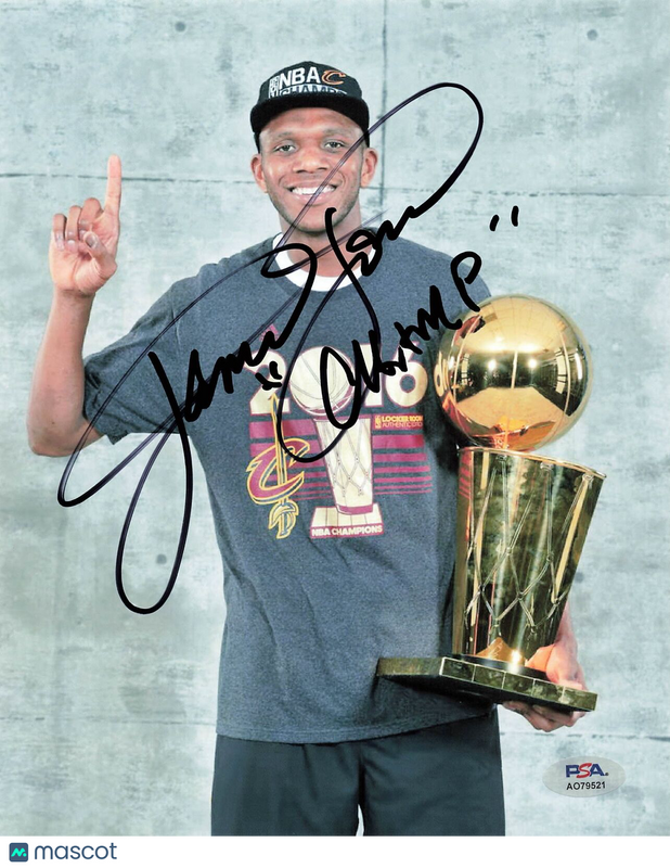 James Jones Signed 8x10 photo PSA/DNA Cleveland Cavaliers Autographed