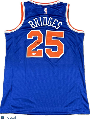 Mikal Bridges signed jersey PSA/DNA New York Knicks Autographed