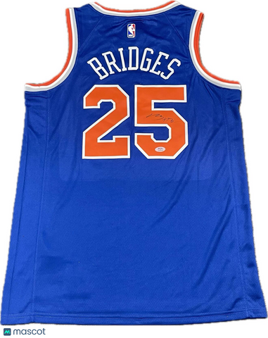 Mikal Bridges signed jersey PSA/DNA New York Knicks Autographed