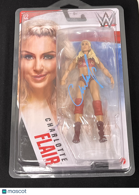 Charlotte Flair Signed Wrestling Action Figure JSA