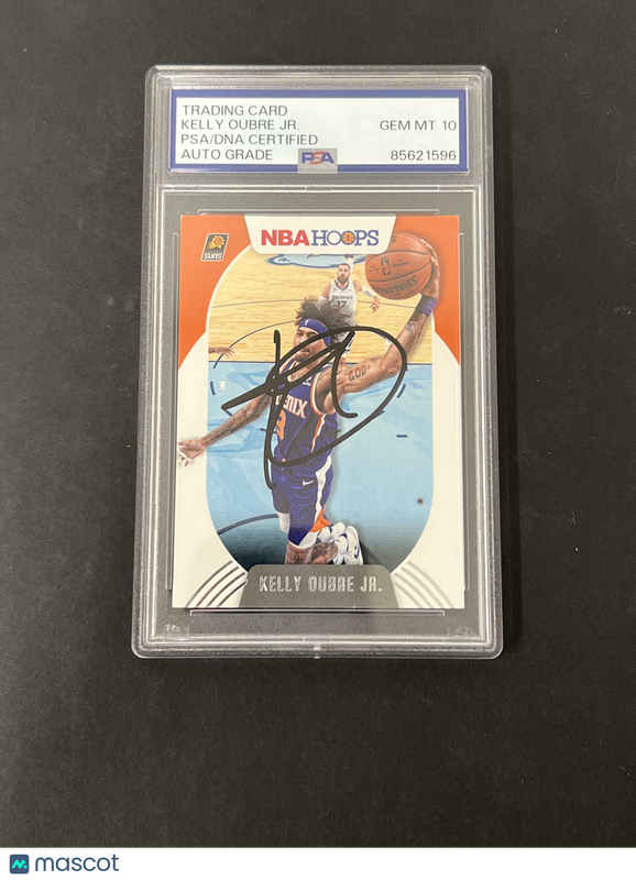 2020-21 Panini NBA Hoops #11 Kelly Oubre Jr. signed card PSA Auto 10 Suns