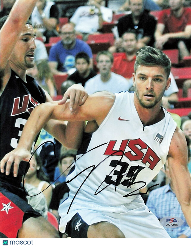 Chandler Parsons signed 8x10 photo PSA/DNA USA Basketball Autographed