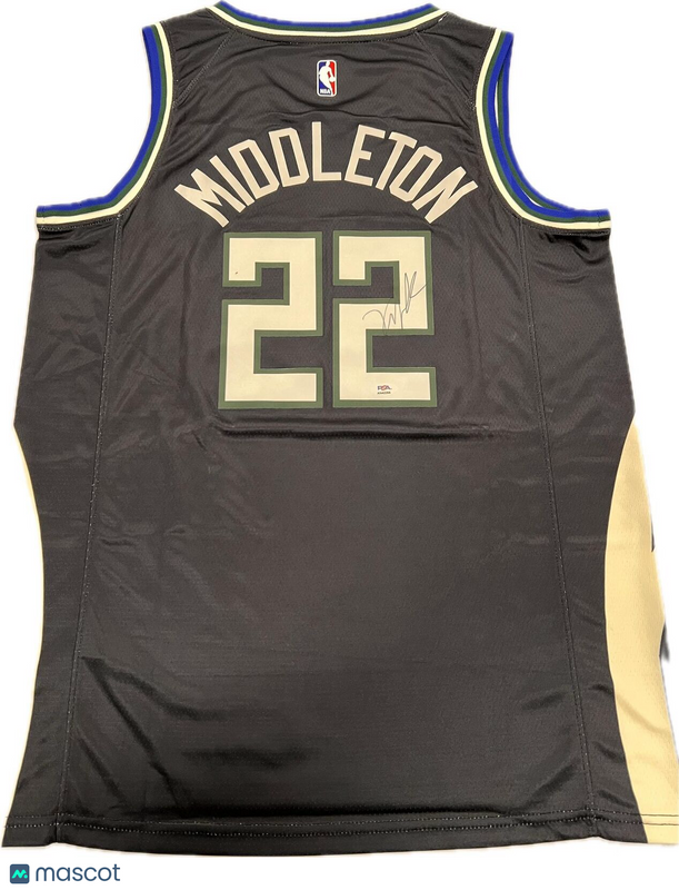 Khris Middleton signed jersey PSA/DNA Milwaukee Bucks Autographed