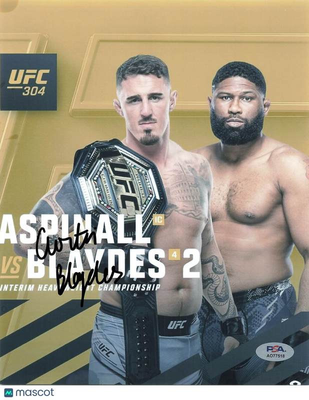 Curtis Blaydes signed 8x10 photo PSA/DNA Autographed UFC