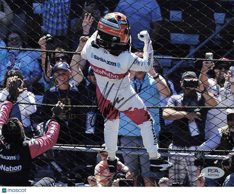 Helio Castroneves signed 8x10 photo PSA/DNA Autographed Nascar