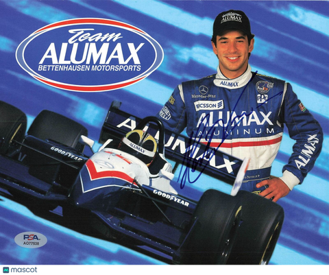 Helio Castroneves signed 8x10 photo PSA/DNA Autographed Nascar