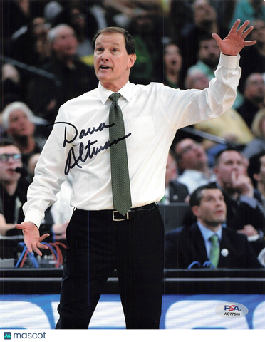 Dana Altman signed 8x10 photo PSA/DNA Oregon Autograph