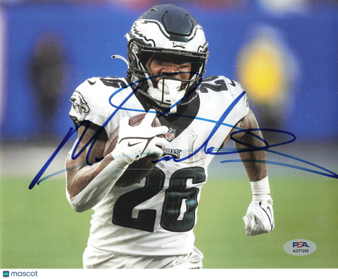 Miles Sanders signed 8x10 photo PSA/DNA Philadelphia Eagles Autographed