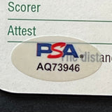 David Duval Signed Golf Scorecard PSA Autographed