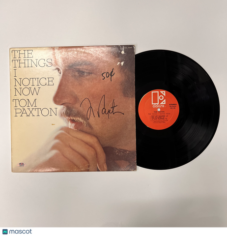 Tom Paxton Signed The Things I Notice Now Vinyl Album PSA