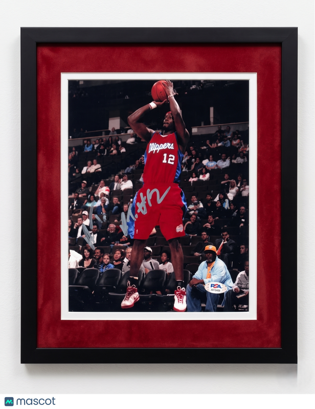 Al Thornton Los Angeles Clippers Signed Basketball 8x10 Custom Framed Photo PSA