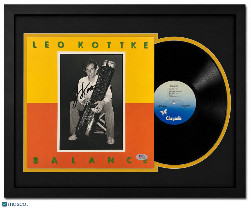Leo Kottke Signed Balance Custom Framed Vinyl Album PSA