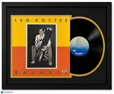 Leo Kottke Signed Balance Custom Framed Vinyl Album PSA