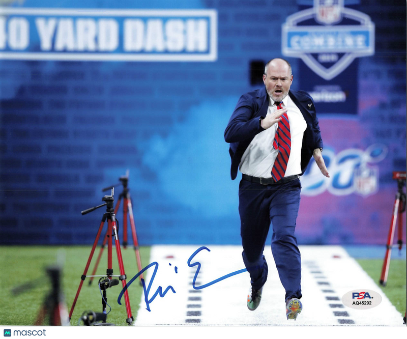 Rich Eisen Signed Football 8x10 Photo PSA Autographed