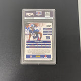 2010 Panini Donruss #100 Victor Cruz Signed Card Auto 10 PSA Slabbed NY Giants