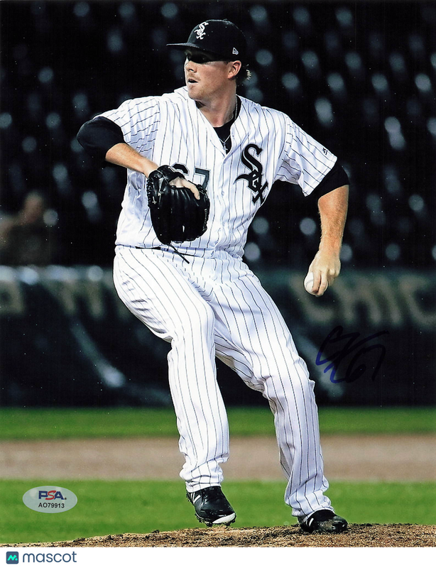 Caleb Frare Chicago White Sox Signed 8x10 Photo PSA