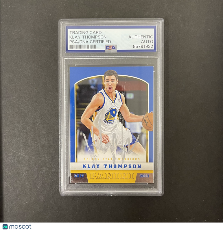 2013 Klay Thompson 2012-13 Panini #207 Signed Card PSA Autographed