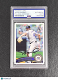 2011 Topps #642 Jason Hammel Signed Card Auto PSA Slabbed Colorado Rockies