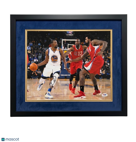 Kevin Durant Golden State Warriors Signed 11x14 Custom Framed Photo PSA
