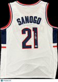 Adama Sanogo Signed Jersey PSA UConn Huskies Autographed