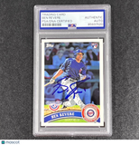 2011 Topps Opening Day #51 Ben Revere Signed Card Auto PSA Slabbed Twins