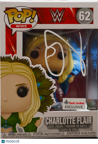 Charlotte Flair Signed Funko Pop #62 JSA WWE Autographed