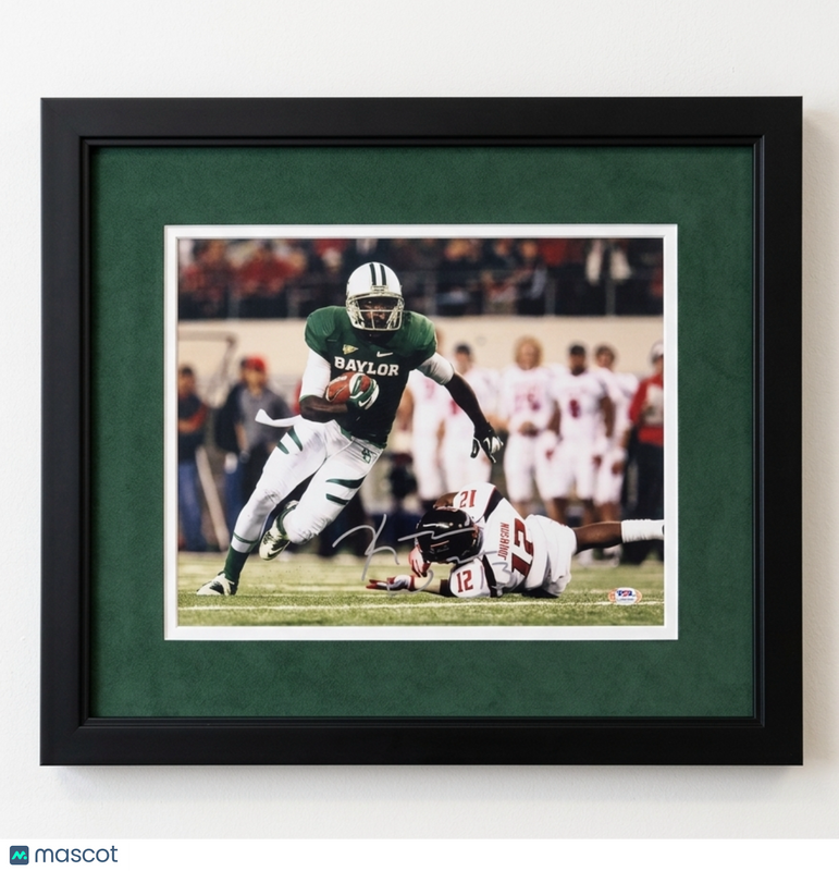 Kendall Wright Signed Baylor Bears Football 11x14 Custom Framed Photo PSA
