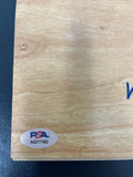 Maurice Cheeks Philadelphia 76ers Signed Floorboard NBA PSA