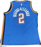 Shai Gilgeous-Alexander Signed Jersey PSA Oklahoma City Thunder Autographed