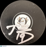 Troy Terry Signed Hockey Puck PSA Autographed
