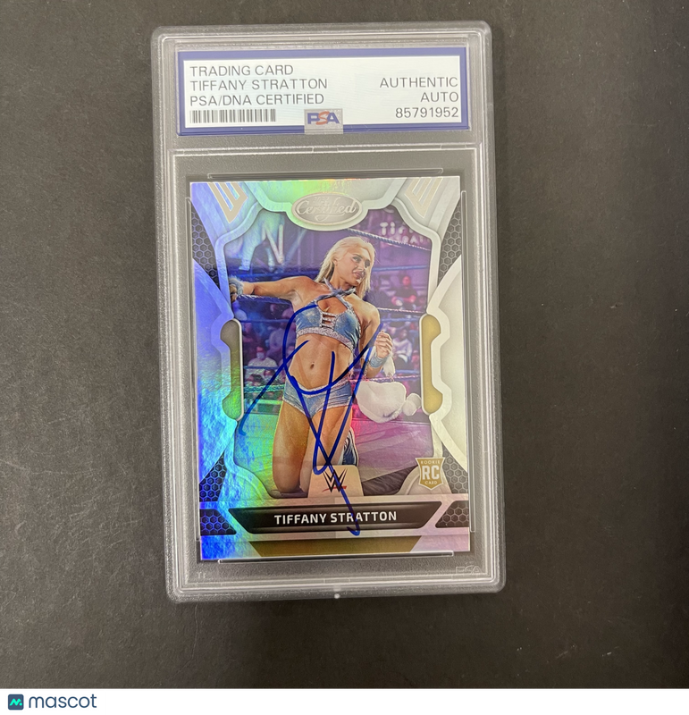 Tiffany Stratton 2022 Panini Chronilces Certified#223 Signed Card PSA Auth