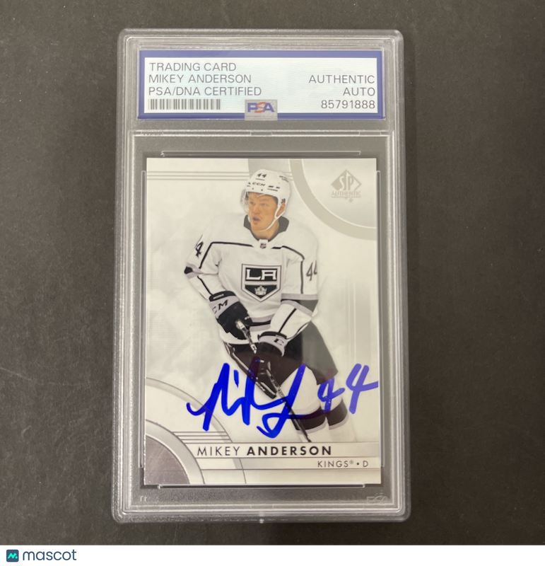 Mikey Anderson 2023-24 Upper Deck SP Authentic#95 Signed Card PSA Autographed