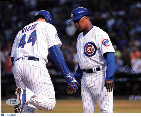Gary Jones Chicago Cubs Signed 8x10 Photo PSA