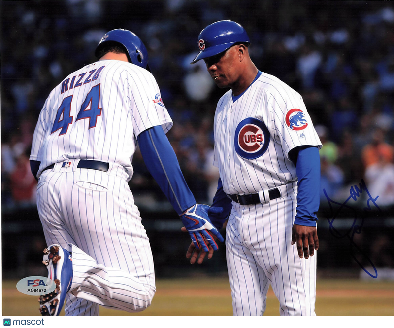 Gary Jones Chicago Cubs Signed 8x10 Photo PSA