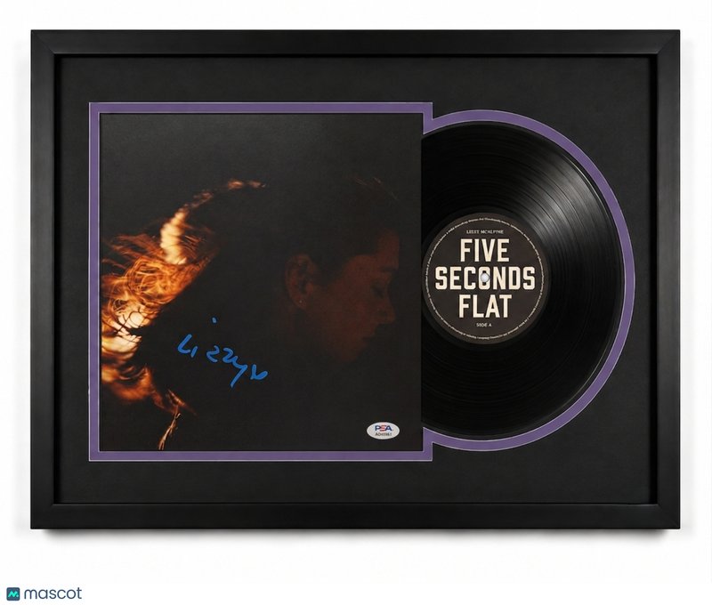 Lizzy McAlpine Signed Five Seconds Flat Custom Framed Vinyl PSA Album Auth