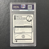 2021-22 Panini NBA Hoops #59 Payton Pritchard Signed Card Auto PSA Slabbed Celtics