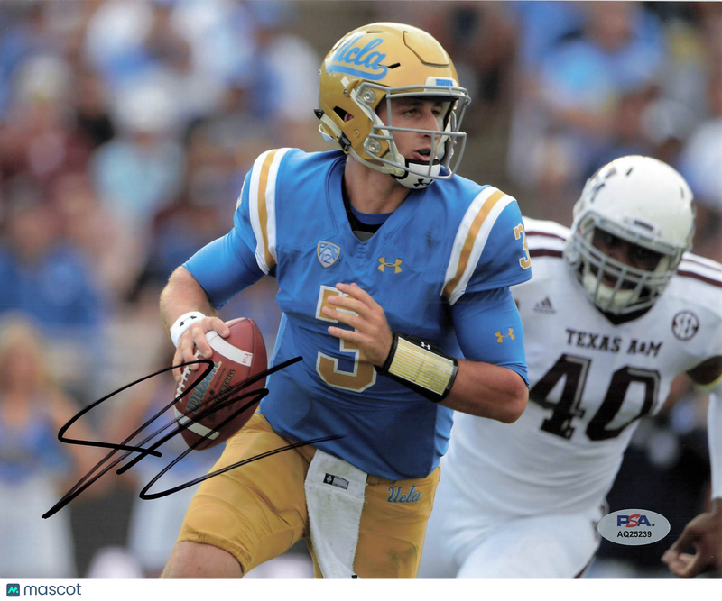 Josh Rosen Signed UCLA Bruins Football 8x10 Photo PSA Autographed