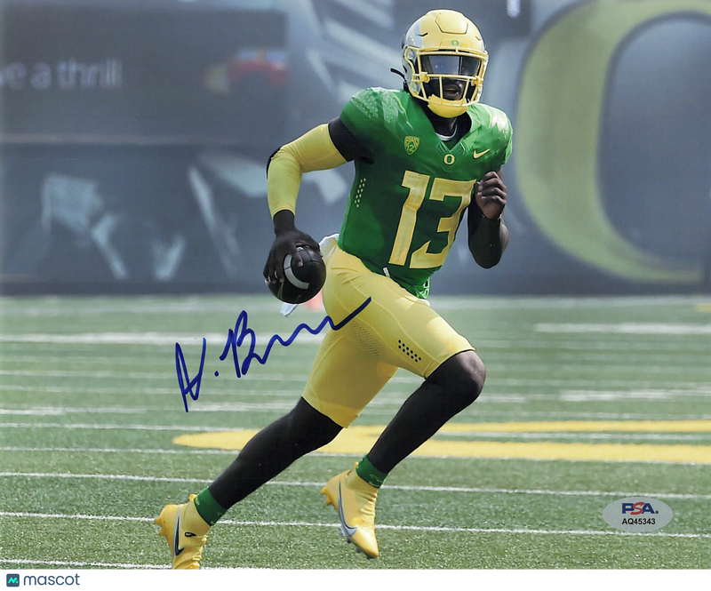 Anthony Brown Signed Oregon Ducks Football 8x10 Photo PSA Autographed