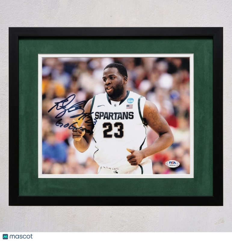 Draymond Green Michigan State Spartans Signed 8x10 Custom Framed Photo PSA