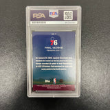 2025 Topps 8-Bit Ballers#8B-7 Paul George Signed Card PSA Philadelphia 76ers