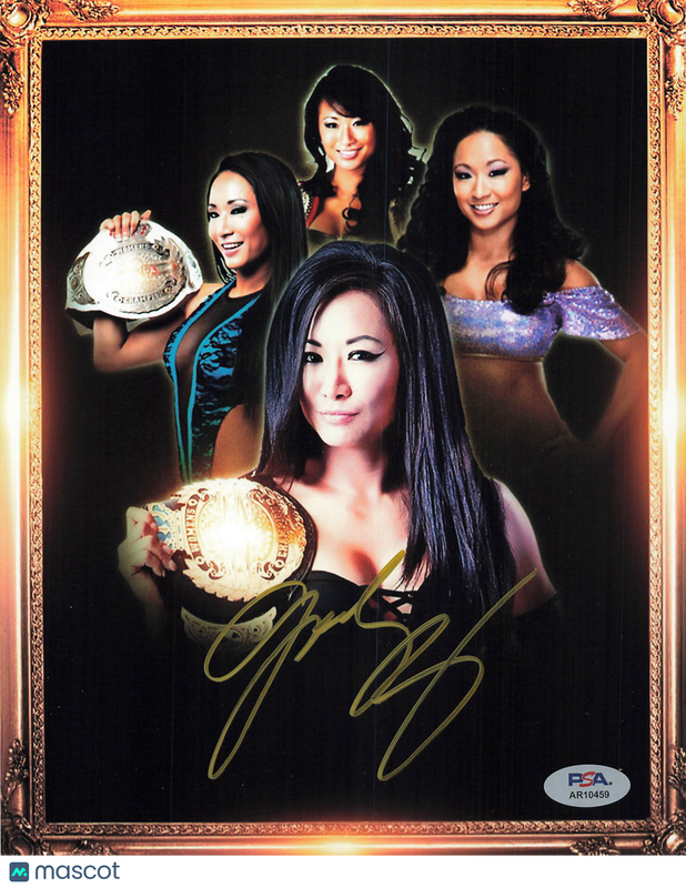 Gail Kim Signed Wrestling 8x10 Photo PSA Autographed