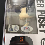Buster Posey Signed Baseball #09 Funko Pop PSA Encapsulated Autographed