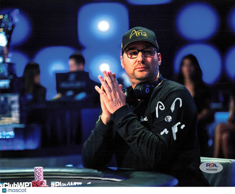 Phil Hellmuth Signed 8x10 Photo PSA Autographed