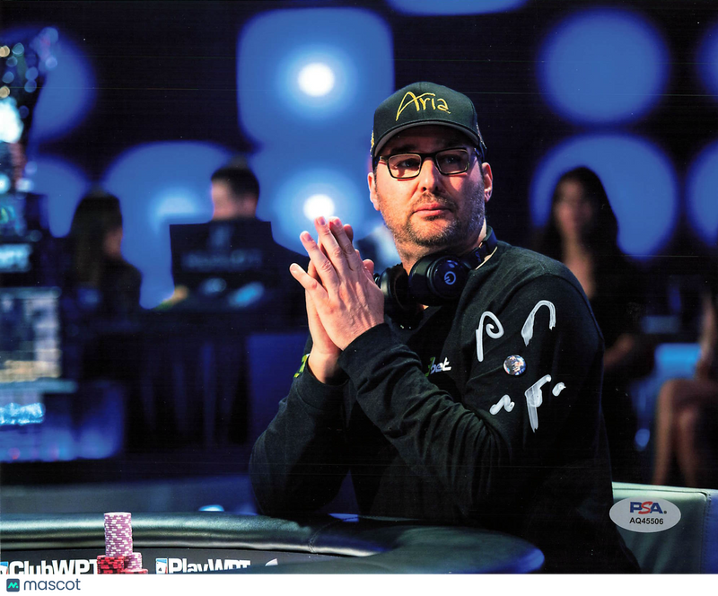 Phil Hellmuth Signed 8x10 Photo PSA Autographed