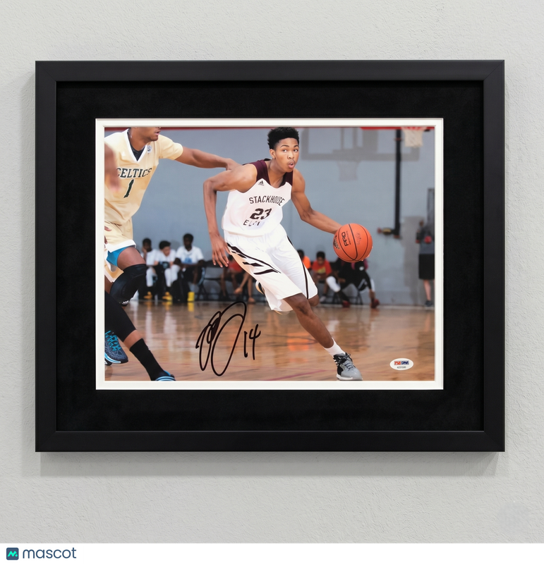 Brandon Ingram Stackhouse Elite Signed Basketball 11x14 Custom Framed Photo PSA