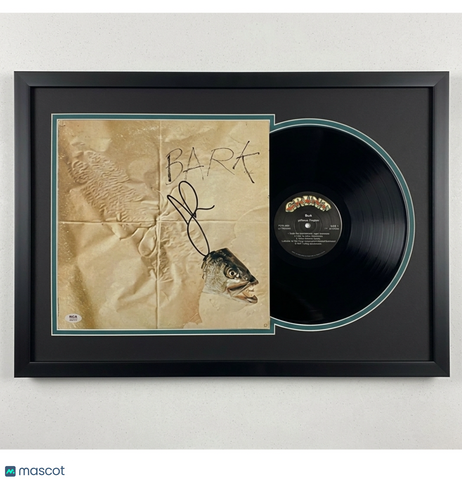 Jorma Kaukonen Signed Bark Custom Framed Vinyl Album PSA Autographed