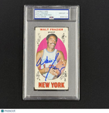 1969 Topps #98 Walt Frazier  Signed Card Auto 10 PSA Slabbed Knicks