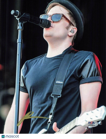 Patrick Stump 8x10 Photo PSA Autographed