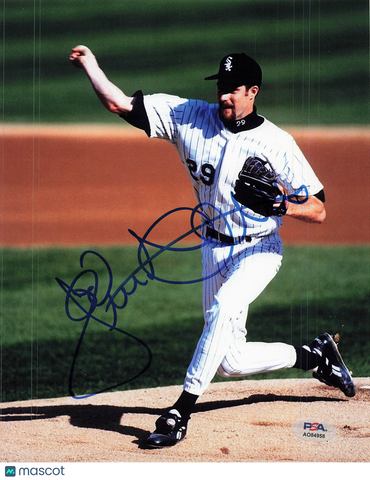 Jack McDowell Chicago White Sox Signed 8x10 Photo PSA