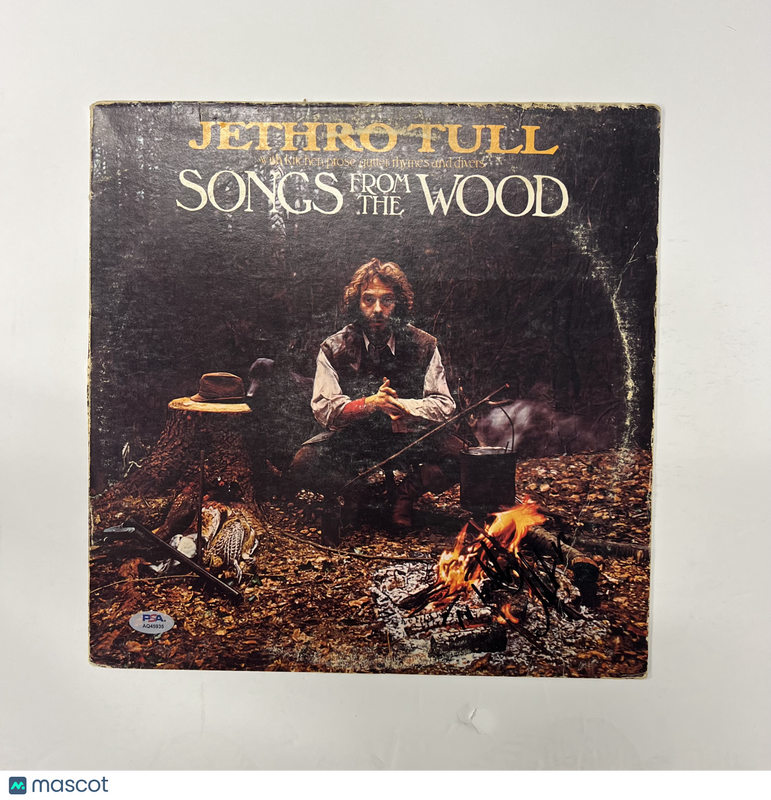 Martin Barre Signed Songs from the Wood Vinyl Album PSA Autographed